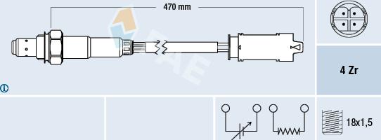 FAE 77326 - Lambda-sonda www.molydon.hr