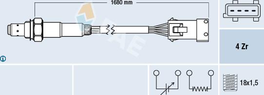 FAE 77374 - Lambda-sonda www.molydon.hr