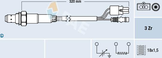 FAE 77378 - Lambda-sonda www.molydon.hr