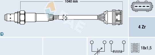 FAE 77373 - Lambda-sonda www.molydon.hr