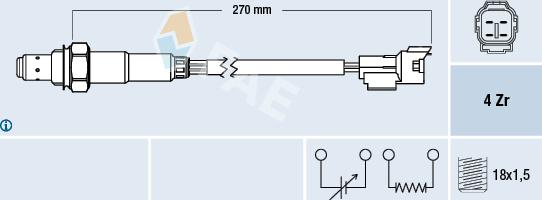 FAE 77296 - Lambda-sonda www.molydon.hr