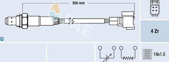 FAE 77297 - Lambda-sonda www.molydon.hr