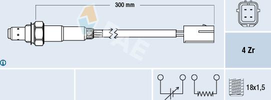 FAE 77254 - Lambda-sonda www.molydon.hr