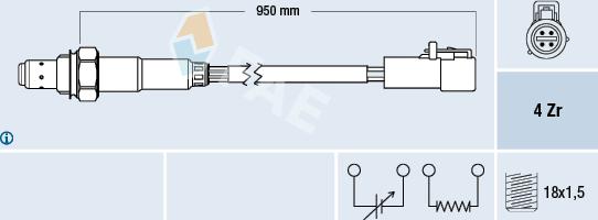 FAE 77262 - Lambda-sonda www.molydon.hr