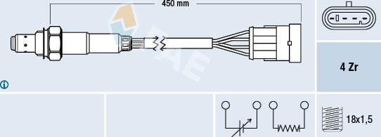 FAE 77218 - Lambda-sonda www.molydon.hr