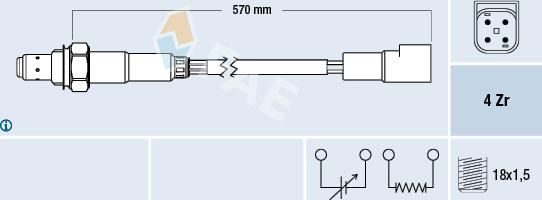 FAE 77212 - Lambda-sonda www.molydon.hr