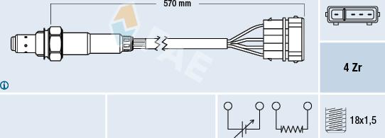 FAE 77239 - Lambda-sonda www.molydon.hr