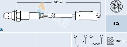 FAE 77237 - Lambda-sonda www.molydon.hr