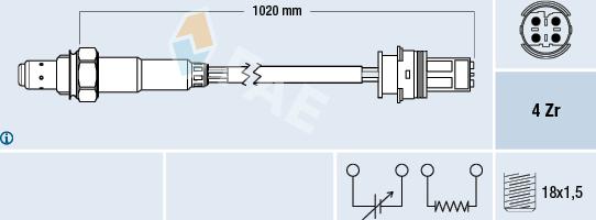 FAE 77277 - Lambda-sonda www.molydon.hr