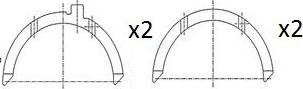 FAI AutoParts BT3002-STD - Odstojna Podloška, kolenasto osovina/radilica www.molydon.hr