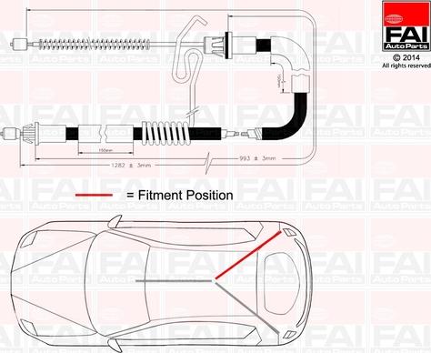 FAI AutoParts FBC0045 - Sajla ručne kočnice www.molydon.hr