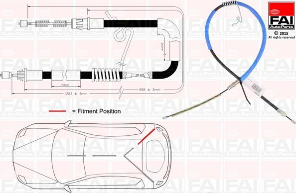 FAI AutoParts FBC0055 - Sajla ručne kočnice www.molydon.hr