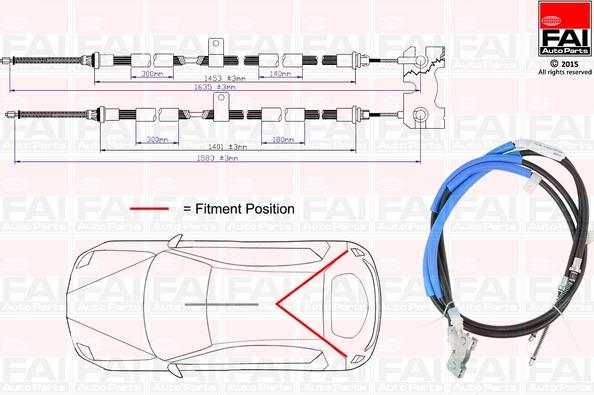 FAI AutoParts FBC0058 - Sajla ručne kočnice www.molydon.hr