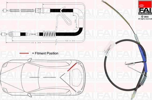 FAI AutoParts FBC0063 - Sajla ručne kočnice www.molydon.hr