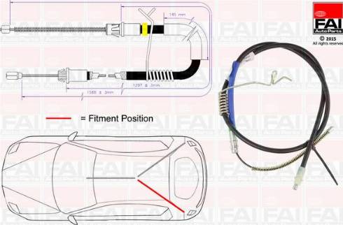 FAI AutoParts FBC0062 - Sajla ručne kočnice www.molydon.hr