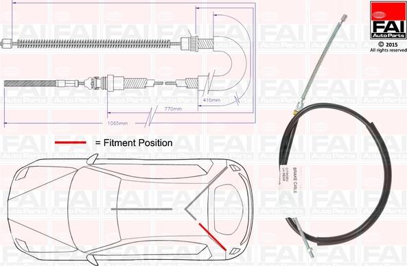 FAI AutoParts FBC0019 - Sajla ručne kočnice www.molydon.hr