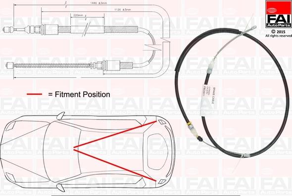 FAI AutoParts FBC0011 - Sajla ručne kočnice www.molydon.hr