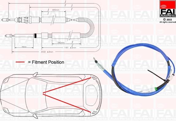 FAI AutoParts FBC0013 - Sajla ručne kočnice www.molydon.hr