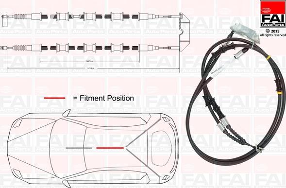 FAI AutoParts FBC0087 - Sajla ručne kočnice www.molydon.hr