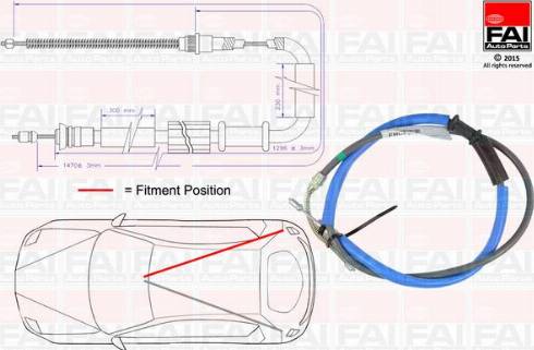 FAI AutoParts FBC0028 - Sajla ručne kočnice www.molydon.hr