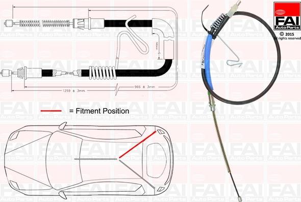 FAI AutoParts FBC0071 - Sajla ručne kočnice www.molydon.hr