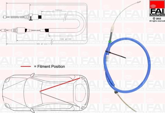 FAI AutoParts FBC0143 - Sajla ručne kočnice www.molydon.hr