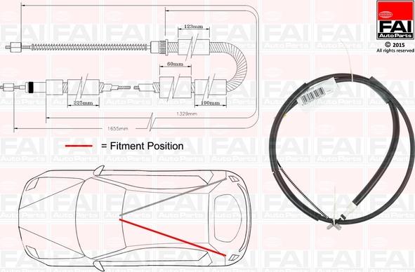 FAI AutoParts FBC0111 - Sajla ručne kočnice www.molydon.hr