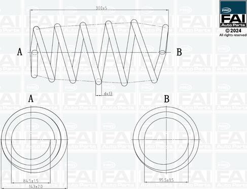 FAI AutoParts FPCS144 - Opruga trapa www.molydon.hr