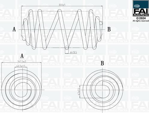 FAI AutoParts FPCS145 - Opruga trapa www.molydon.hr