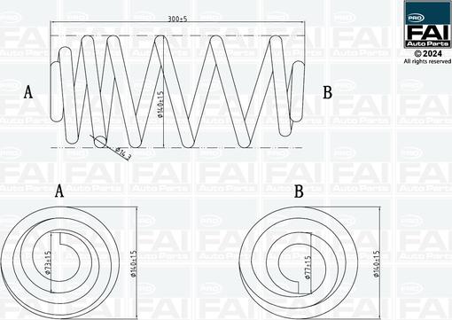 FAI AutoParts FPCS166 - Opruga trapa www.molydon.hr