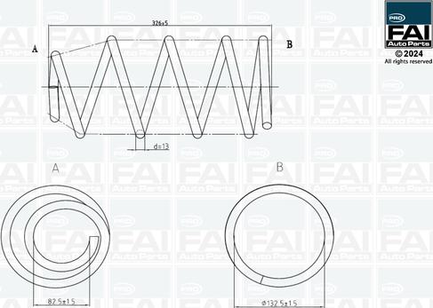 FAI AutoParts FPCS103 - Opruga trapa www.molydon.hr