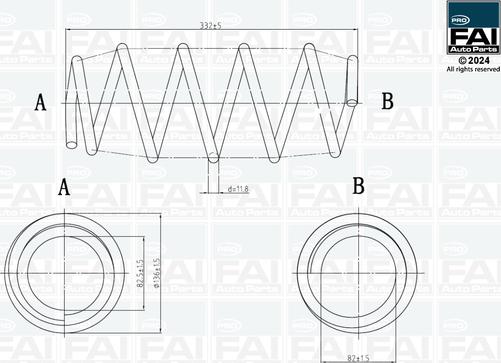 FAI AutoParts FPCS112 - Opruga trapa www.molydon.hr