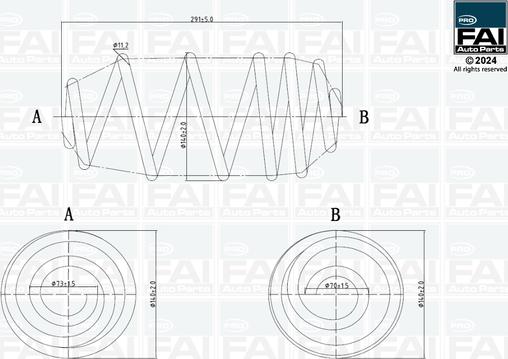 FAI AutoParts FPCS186 - Opruga trapa www.molydon.hr