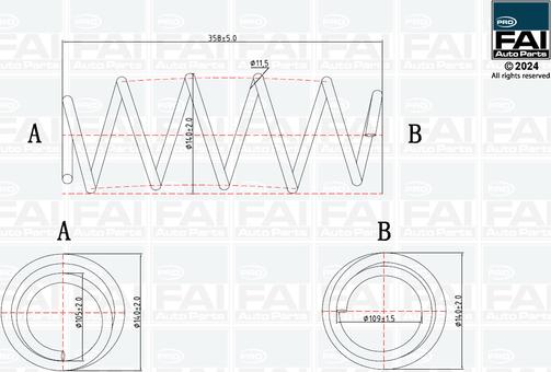 FAI AutoParts FPCS130 - Opruga trapa www.molydon.hr