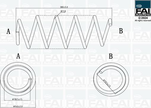 FAI AutoParts FPCS137 - Opruga trapa www.molydon.hr