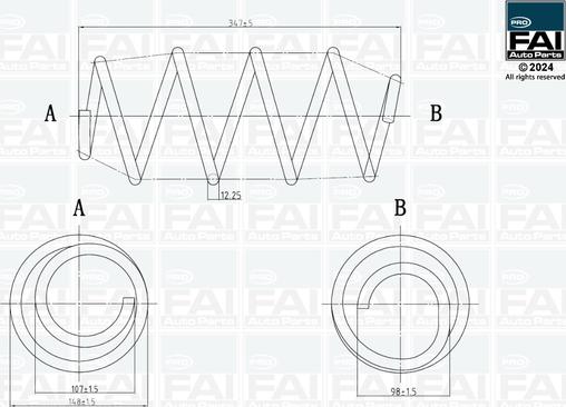 FAI AutoParts FPCS121 - Opruga trapa www.molydon.hr