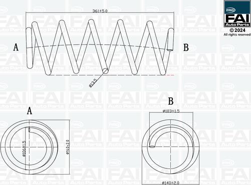 FAI AutoParts FPCS176 - Opruga trapa www.molydon.hr