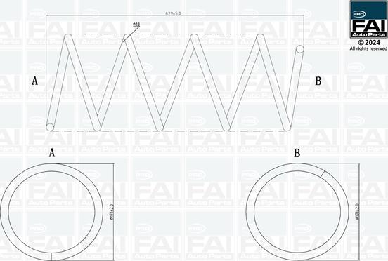 FAI AutoParts FPCS170 - Opruga trapa www.molydon.hr