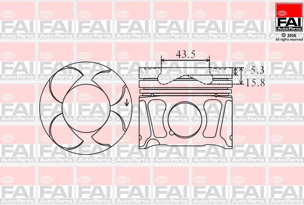 FAI AutoParts PK8-000 - Klip www.molydon.hr