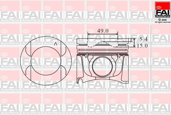 FAI AutoParts PK20-050 - Klip www.molydon.hr