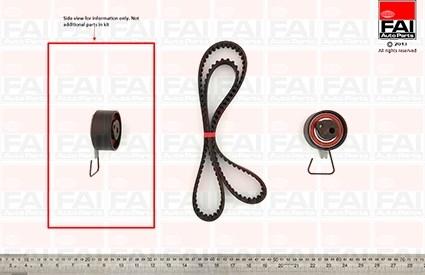 FAI AutoParts TBK155 - Komplet zupčastog remena www.molydon.hr