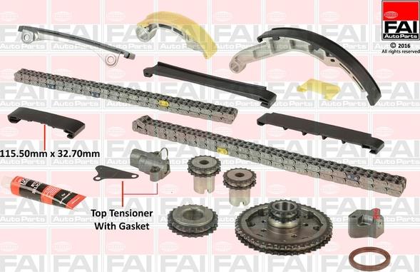 FAI AutoParts TCK42-06 - Set lanaca razvod i natezači www.molydon.hr