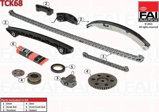 FAI AutoParts TCK68 - Set lanaca razvod i natezači www.molydon.hr