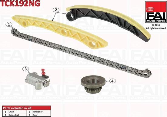 FAI AutoParts TCK192NG - Set lanaca razvod i natezači www.molydon.hr