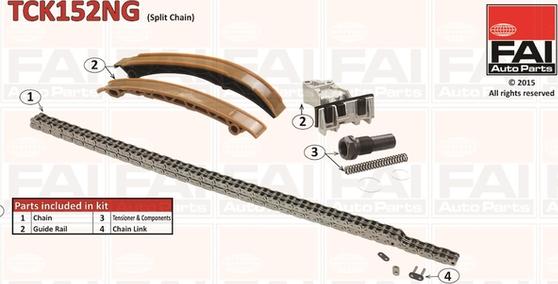 FAI AutoParts TCK152NG - Set lanaca razvod i natezači www.molydon.hr