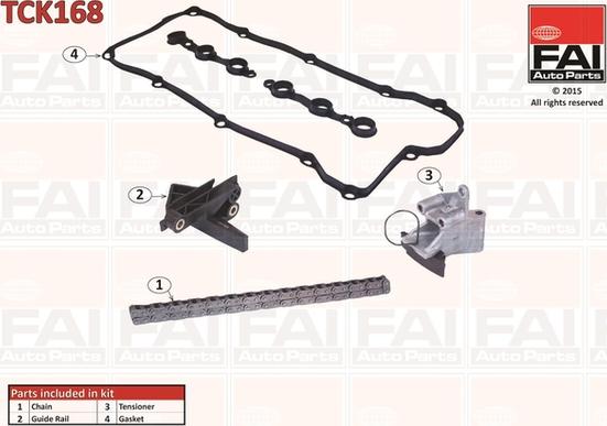 FAI AutoParts TCK168 - Set lanaca razvod i natezači www.molydon.hr