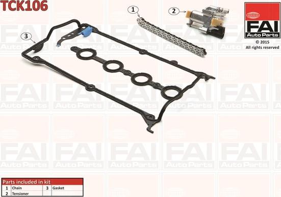 FAI AutoParts TCK106 - Set lanaca razvod i natezači www.molydon.hr