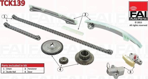 FAI AutoParts TCK139 - Set lanaca razvod i natezači www.molydon.hr