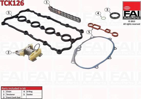 FAI AutoParts TCK126 - Set lanaca razvod i natezači www.molydon.hr