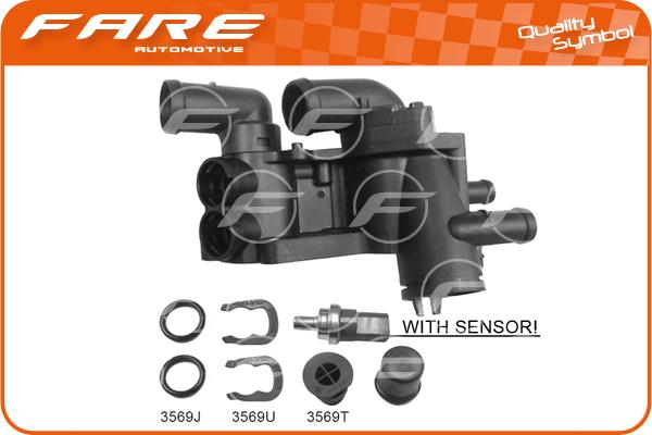 FARE SA 3822 - Termostat, rashladna tekućinu www.molydon.hr